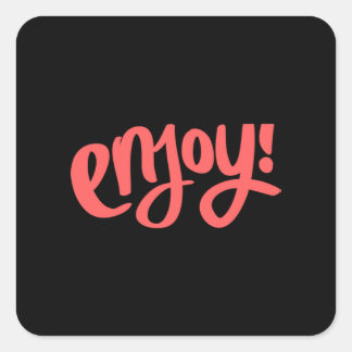 38 QUADRATISCHER AUFKLEBER