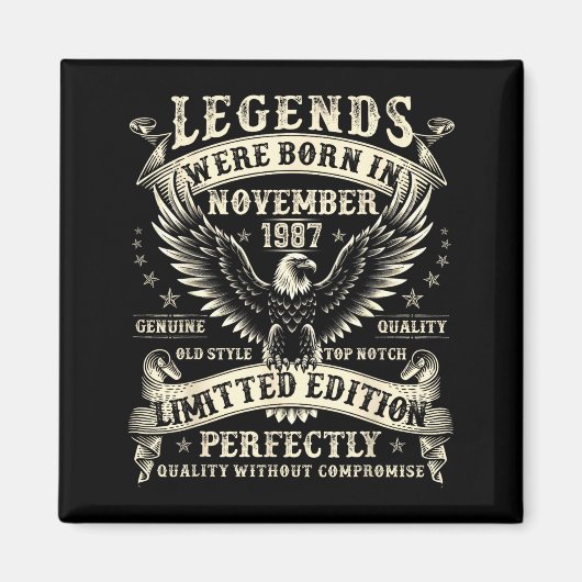 38 Year Old Bday For Men 38th Birthday November 19 Magnet (Vorne)