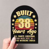 38 Years Ago All Parts Original 38th Birthday Acryleinladungen (Insitu (Handheld))