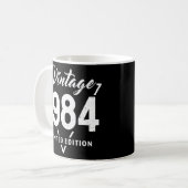 38 Years Old Vintage 1984 38th Birthday Kaffeetasse (Vorderseite Links)