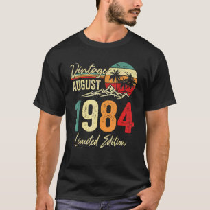 38 Yr Vintager August 1984 38. Geburtstag T-Shirt