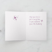 3922 Crazy Socks, 13. Geburtstag Karte (Innenseite)