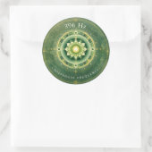 396 Hz Solfeggio-Frequenz-Aufkleber Runder Aufkleber (Tasche)