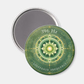 396 Hz Solfeggio-Frequenz-Magnet Magnet (Vorderseite/Rückseite)