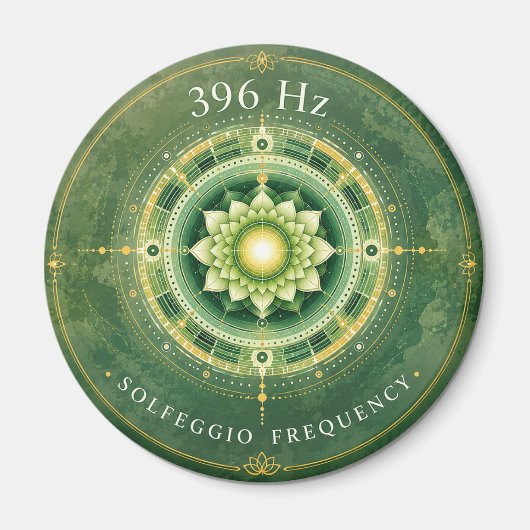 396 Hz Solfeggio-Frequenz-Magnet Magnet (Vorne)