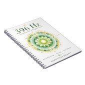 396 Hz Solfeggio-Frequenz Notizbuch – Lass Angst l Notizblock (Rechte Seite)