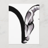 398ed2e311876f65315abc50c5e40934—aries-ram-tattoo postkarte (Vorderseite)