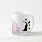 3998-Feine Pink Rose Tasse (VorderseiteRechts)