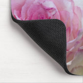 3998-Rosen, rosa und weiß Mousepad (Ecke)