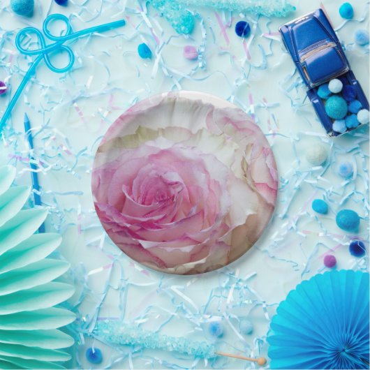 3998-Wedding Bouquet Paper Pappteller (Party)