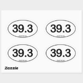 39.3 Goofy Runner - Oval Sticker (Blatt)