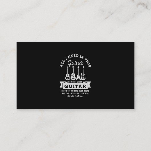 39.Alles, was ich brauche, ist diese Gitarre und d Visitenkarte (Vorderseite)