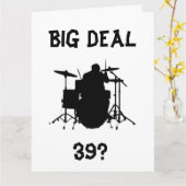 ** 39. BIRTHTAG IST NICHT SO BAD** KARTE (Gelbe Blume)