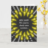 39 Candles Senior Citizen Birthday Card Karte (Gelbe Blume)