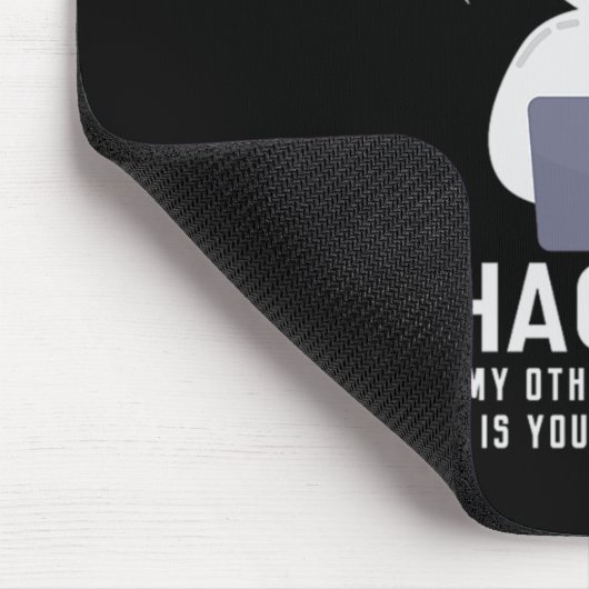 39.Ethischer Hacker mein anderer Computer ist Ihr  Mousepad (Ecke)