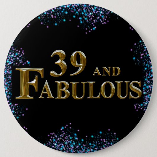 39. Geburtstag Button (Vorderseite)