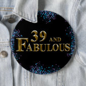 39. Geburtstag Button (Beispiel)