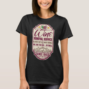 39. Geburtstag I Label Wine Decanter I Weinentnahm T-Shirt