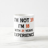 39. Geburtstagsentwürfe Kaffeetasse (Mittel)