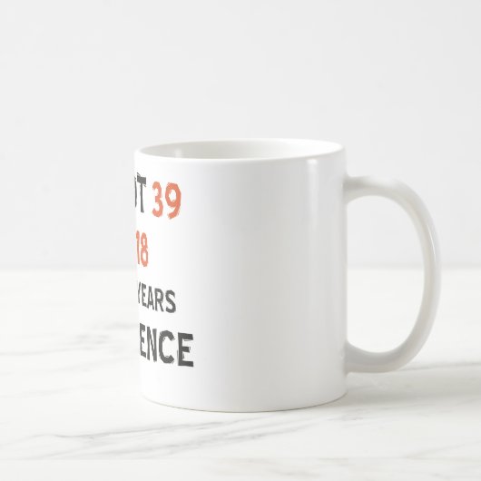 39. Geburtstagsentwürfe Kaffeetasse (Rechts)