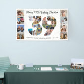 39. Geburtstagsfeier Nummer 39 Fotocollage Banner (Messeveranstaltung)