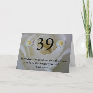 39. Geburtstagskarte Karte