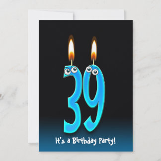 39. Geburtstagsparty Einladung