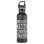 39 Jahre alt 1986 Geburt der Legende 39. Geburtsta Edelstahlflasche (Vorderseite)