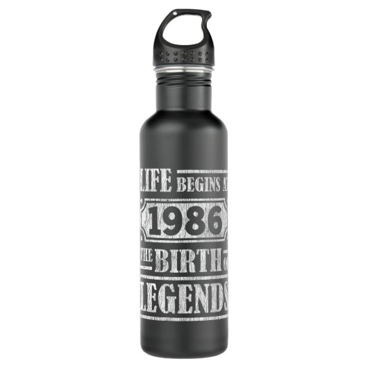 39 Jahre alt 1986 Geburt der Legende 39. Geburtsta Edelstahlflasche (Vorderseite)