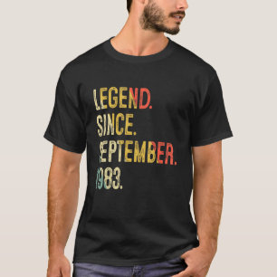 39 Jahre alt 39. Geburtstag seit September T-Shirt