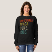39 Jahre alt Juni 1983 1 Sweatshirt (Vorne ganz)