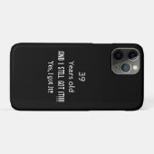 39 Jahre alt und immer noch got personalisieren Case-Mate iPhone Hülle (Rückseite (Horizontal))