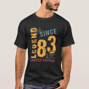 39 Jahre alt Vintag 1983 39. Geburtstagsdekoration T-Shirt