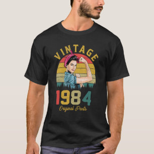 39 Jahre alt Vintag 1984 39. Geburtstag für Frauen T-Shirt