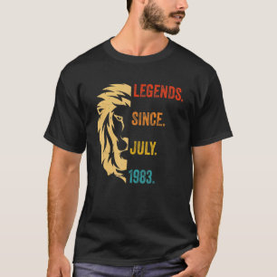 39 Jahre alte Legende seit Juli 1983 39. Geburtsta T-Shirt