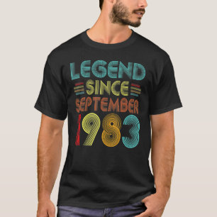 39 Jahre alte Legende seit September 1983 49. Bir T-Shirt
