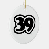 39 Japanisch Slang Sankyu Keramik Ornament (Rechts)