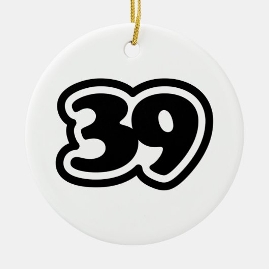 39 Japanisch Slang Sankyu Keramik Ornament (Vorne)