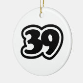 39 Japanisch Slang Sankyu Keramik Ornament (Links)