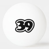 39 Japanisch Slang Sankyu Tischtennisball (Vorderseite)