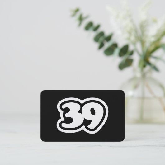 39 Japanisch Slang Sankyu Visitenkarte (Stehend Vorderseite)