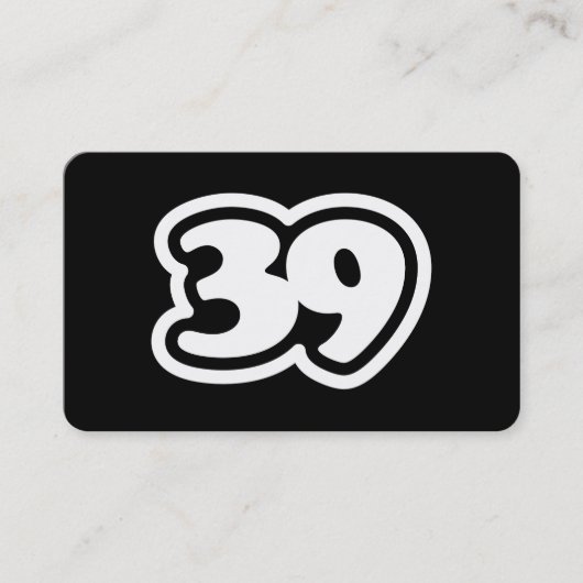 39 Japanisch Slang Sankyu Visitenkarte (Vorderseite)