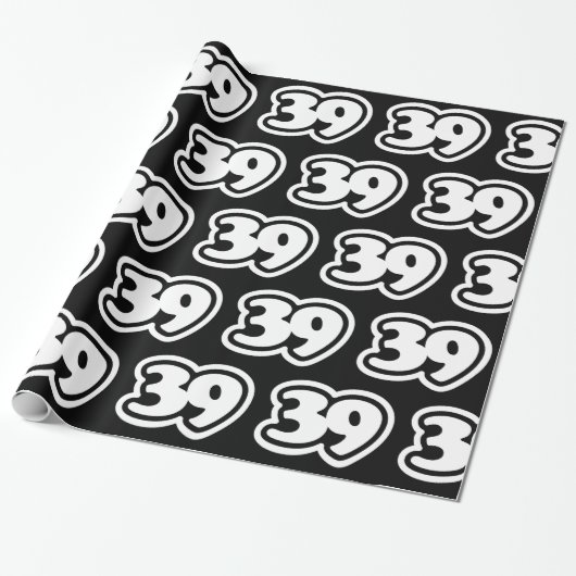 39 Japanisches Slang Sankyu Wrapping Paper Geschenkpapier (Ungerollt)