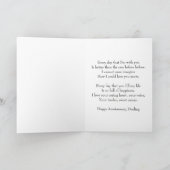 39. Jubiläum für Ehefrau mit Rosenkarte Karte (Innenseite)