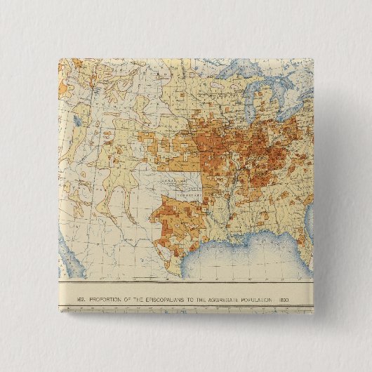 39 Jünger Christi, Episkopalier 1890 Button (Vorderseite)