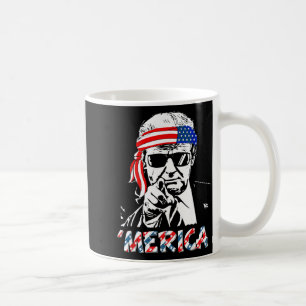 'merica Trump Frohe 4. Juli Trump Amerikanisch Kaffeetasse