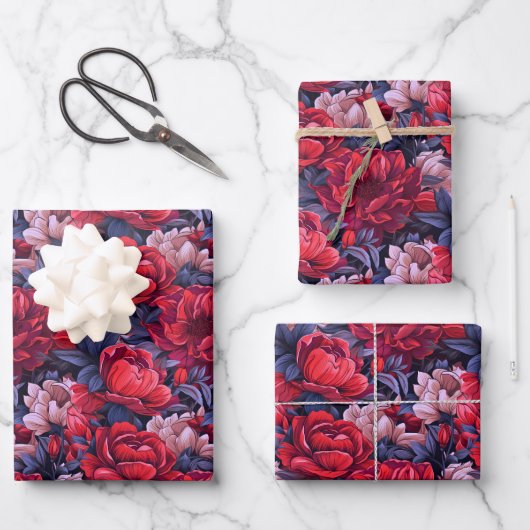 39 Muster Geschenkpapier Set (Vorderseite)