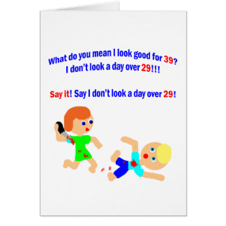 39 nicht ein Tag über 29