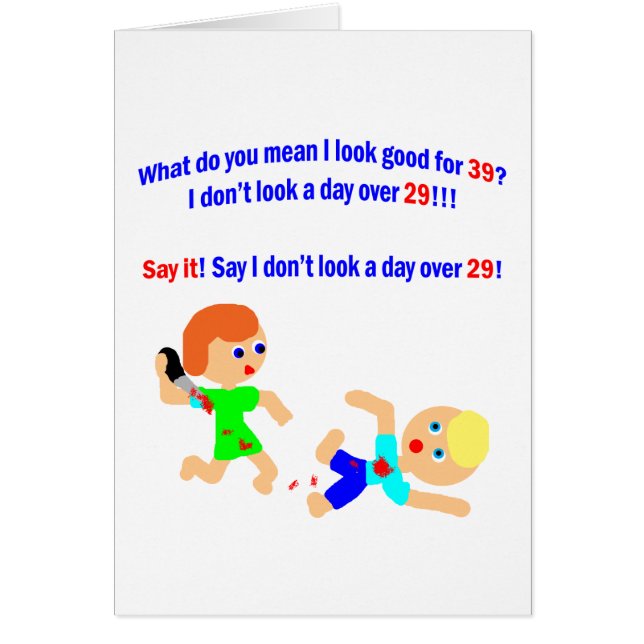 39 nicht ein Tag über 29 (Vorne)