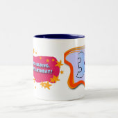 39 und Betrieb Zweifarbige Tasse (Mittel)